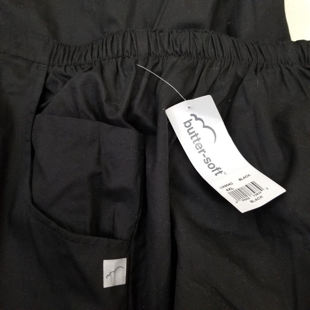 Butter Soft 4XL Black Scrub Skirt Nurse Uniform - Picture 5 of 6